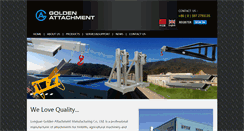 Desktop Screenshot of goldenattachment.com